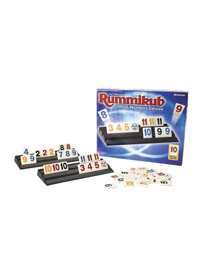 Pressman Educational Rummikub Large Numbers Edition Early Learning Toy For Kids - Image 1