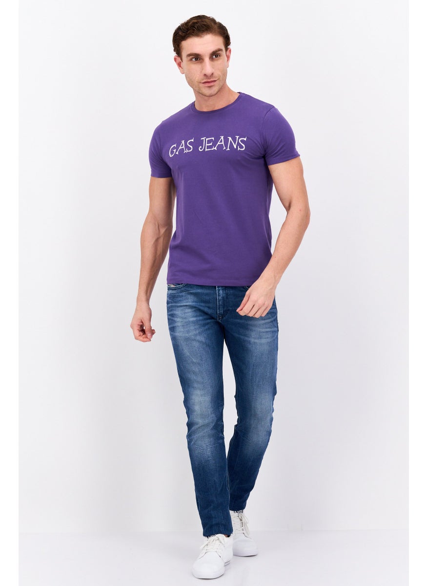 Men Crew Neck Short Sleeve Graphic Print  T-Shirt, Purple - pzsku/Z0C5D42252B9D6366C7F1Z/45/_/1737296022/5e4eb5e6-d054-4512-9b30-8e0861eed85f