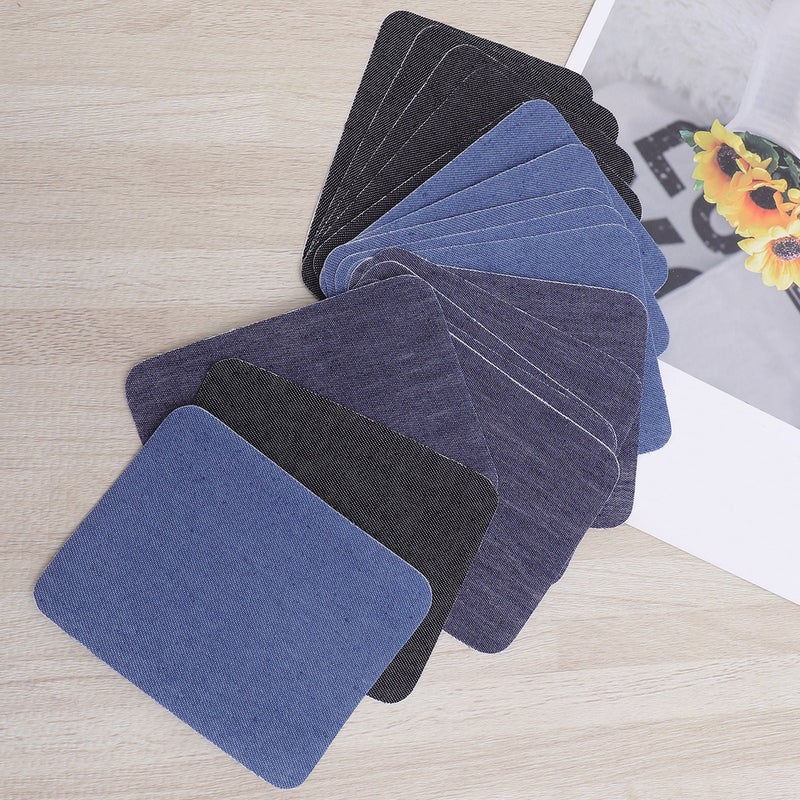 18pcs Adhesive Sweater Shirt Stickers Elbow Knee Patches Cloth Sleeves Denim Patch for Clothing Shoes Hats Bags Pants ( ) - Image 1