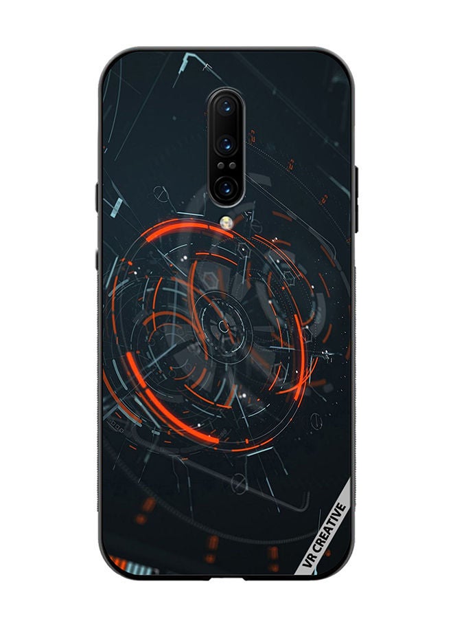 VR CREATIVE Protective Case Cover For OnePlus 7 Pro Tech Design Multicolour - Image 1