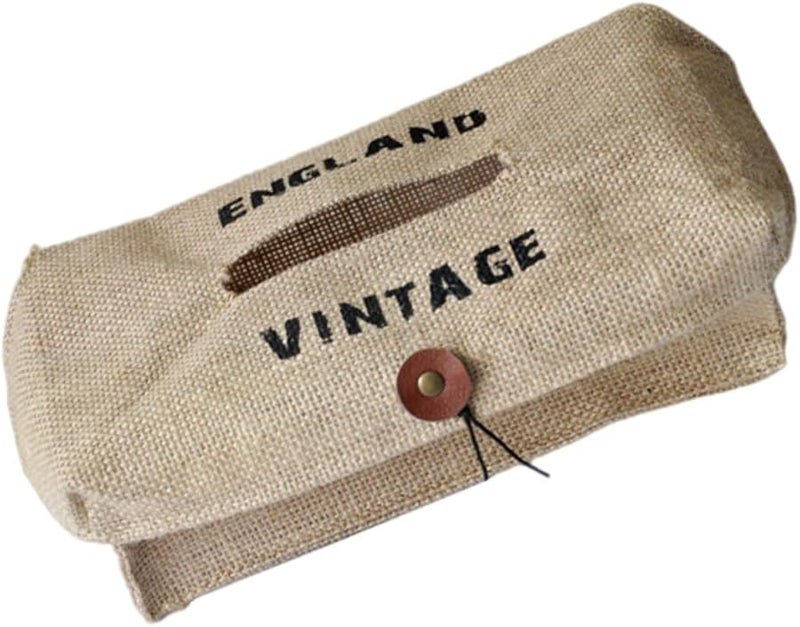 غطاء صندوق المناديل المنسوج حامل موزع المناديل المنزلية الزخرفي مادة عالية الجودة - Image 1