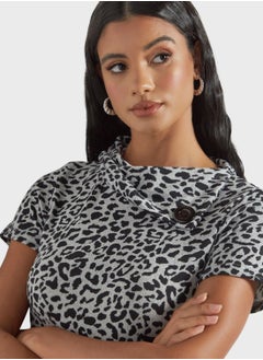 MELA LONDON Leopard Print Dress  - Image 3