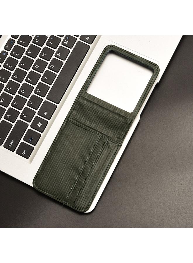 اس-توب جراب لهاتف Motorola Moto Razr 50 مزود بفتحة للبطاقات من الجلد الصناعي وغطاء لهاتف الكمبيوتر الشخصي - Image 2