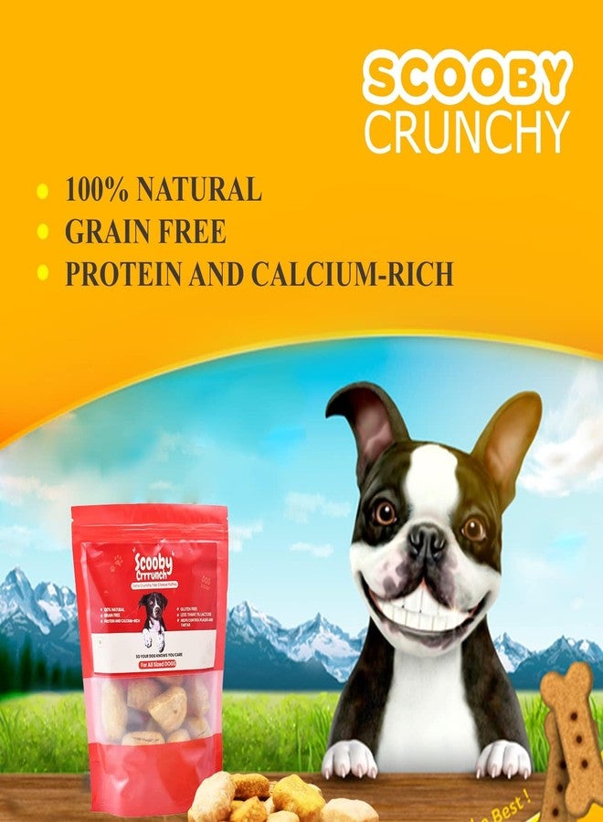 Scooby Cheww Yak Cheese Dog Biscuits | 100% Natural & Vegetarian | Delicious Crunchy Treats for Dental Hygiene and Long-Lasting Chewing | 200G Pack of Crunchy Puffs,All Life Stages - Image 5