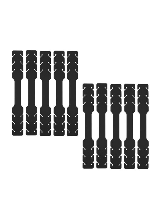 NIBEMINENT 10 Pieces Adjustable Silicone Anti-Slip Mask Strap Extender Hook - Image 1