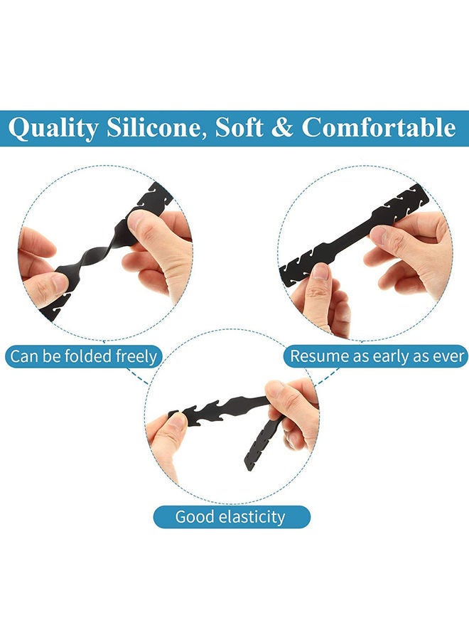 NIBEMINENT 10 Pieces Adjustable Silicone Anti-Slip Mask Strap Extender Hook - Image 4