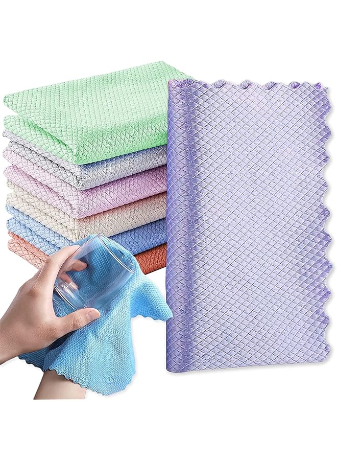 PROMASS Microfiber Cleaning Cloth for Sparkling Glass Windows and Surfaces, Cleaning Cloth for Household Car Cleaning Towels, Kitchen Towel, Streak-free Towel for Cleaning Glasses，3PCS, Color by Random - Image 1
