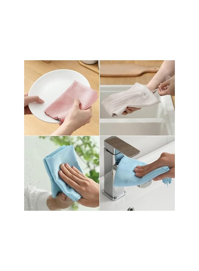PROMASS Microfiber Cleaning Cloth for Sparkling Glass Windows and Surfaces, Cleaning Cloth for Household Car Cleaning Towels, Kitchen Towel, Streak-free Towel for Cleaning Glasses，3PCS, Color by Random - Image 3