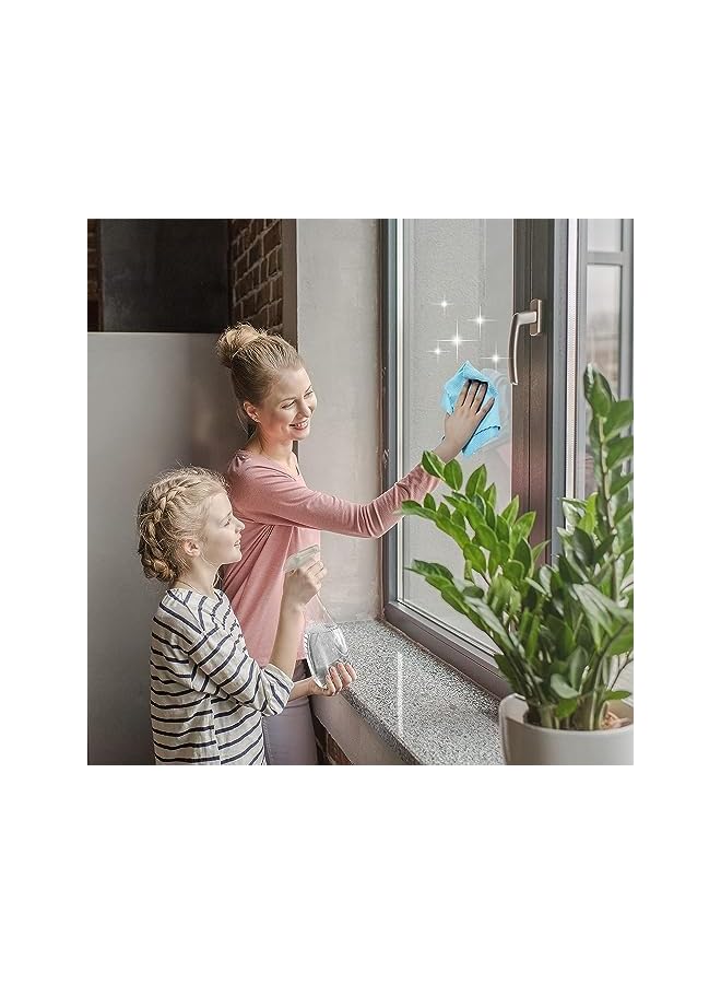 PROMASS Microfiber Cleaning Cloth for Sparkling Glass Windows and Surfaces, Cleaning Cloth for Household Car Cleaning Towels, Kitchen Towel, Streak-free Towel for Cleaning Glasses，3PCS, Color by Random - Image 2