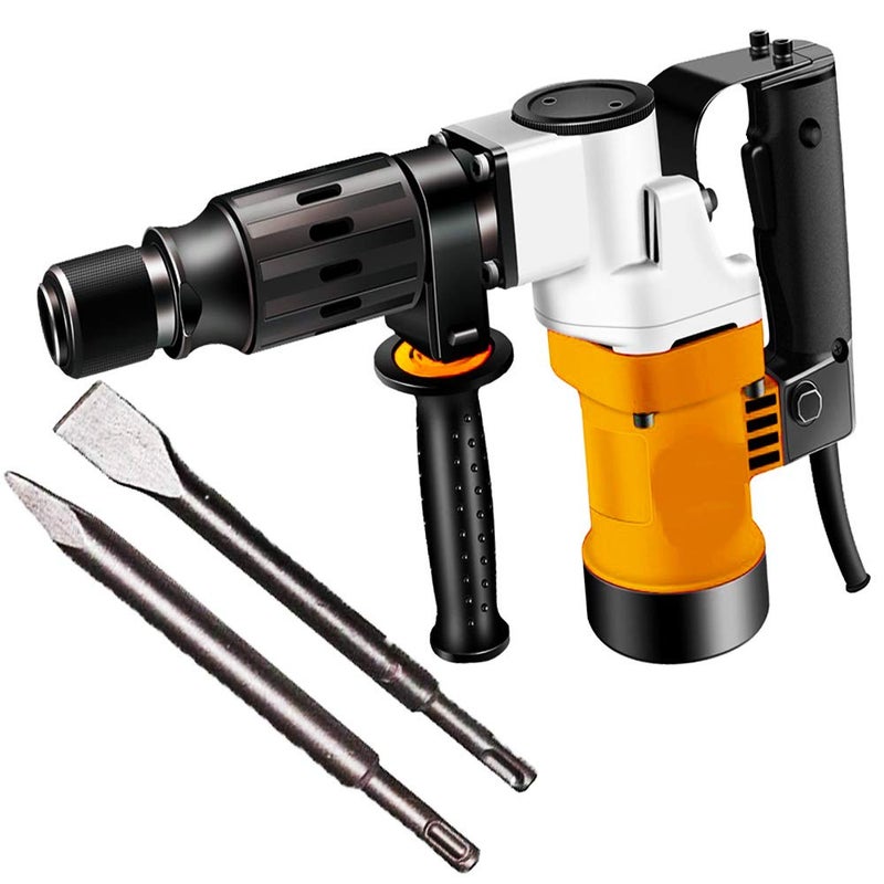 MLD آلة هدم كهربائية MLDE 5 كجم 900 واط/1200 واط مع مطرقة هدم لكسر الخرسانة مع رؤوس مطرقة (الألوان حسب التوفر) - Image 1