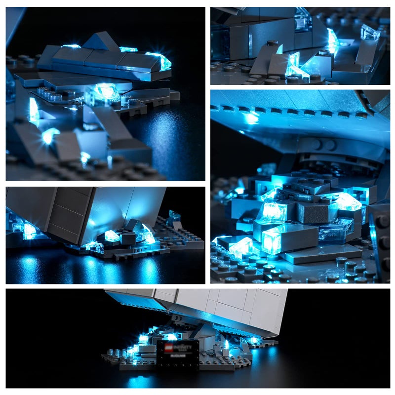 YEABRICKS LED Light Kit for Lego - Creator Expert Back to The Future Time Machine Building Blocks Model, LED Light Set Compatible with 10300(Lego Set NOT Included) - Image 4