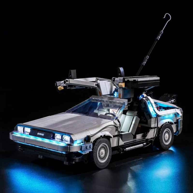 YEABRICKS LED Light Kit for Lego - Creator Expert Back to The Future Time Machine Building Blocks Model, LED Light Set Compatible with 10300(Lego Set NOT Included) - Image 1