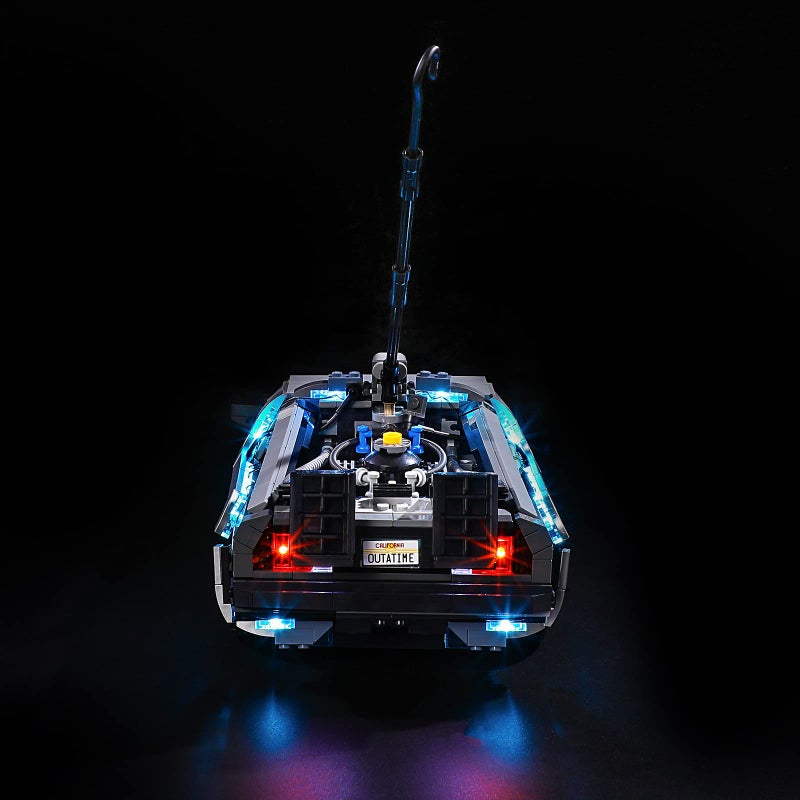 YEABRICKS LED Light Kit for Lego - Creator Expert Back to The Future Time Machine Building Blocks Model, LED Light Set Compatible with 10300(Lego Set NOT Included) - Image 3