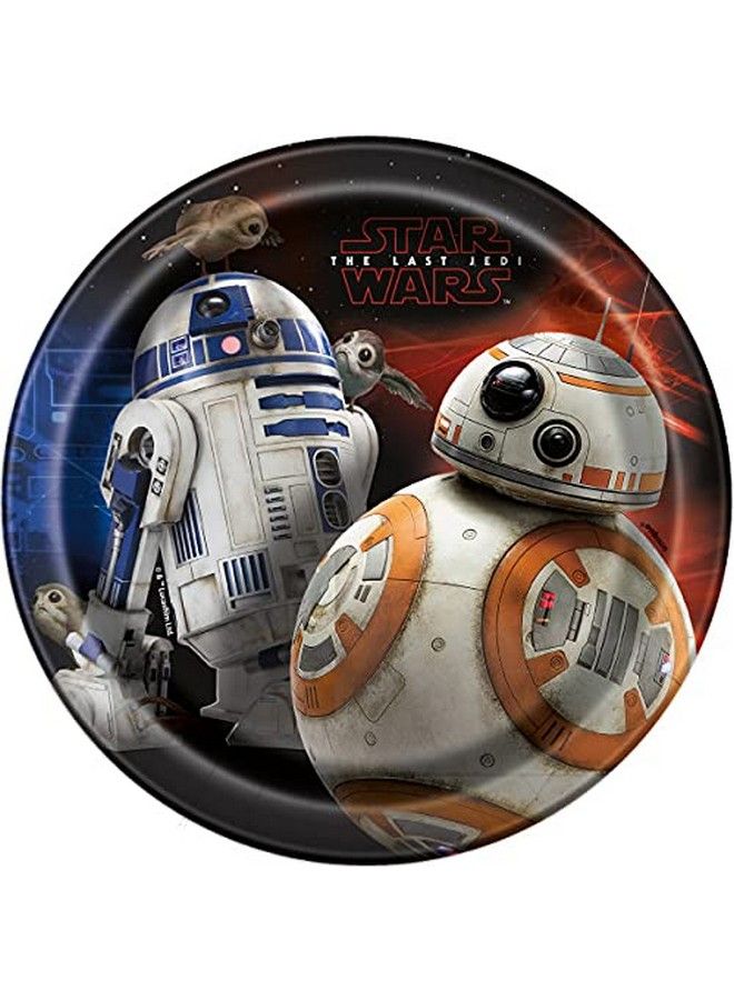 Unique Star Wars Party Supplies Bundle Pack Includes 24 Dessert Cake Plates And 4 Sticker Sheets - Image 4