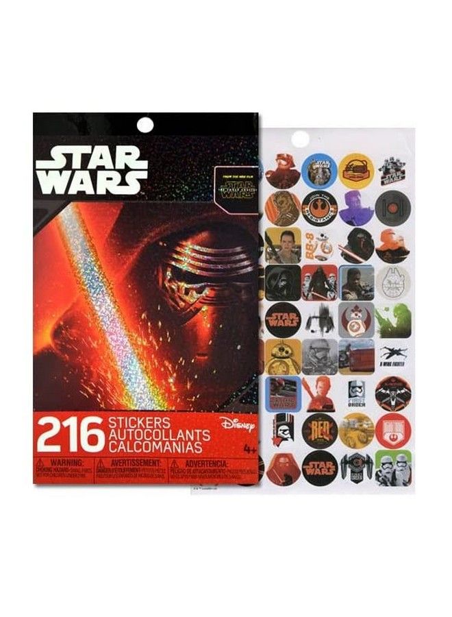 Unique Star Wars Party Supplies Bundle Pack Includes 24 Dessert Cake Plates And 4 Sticker Sheets - Image 5