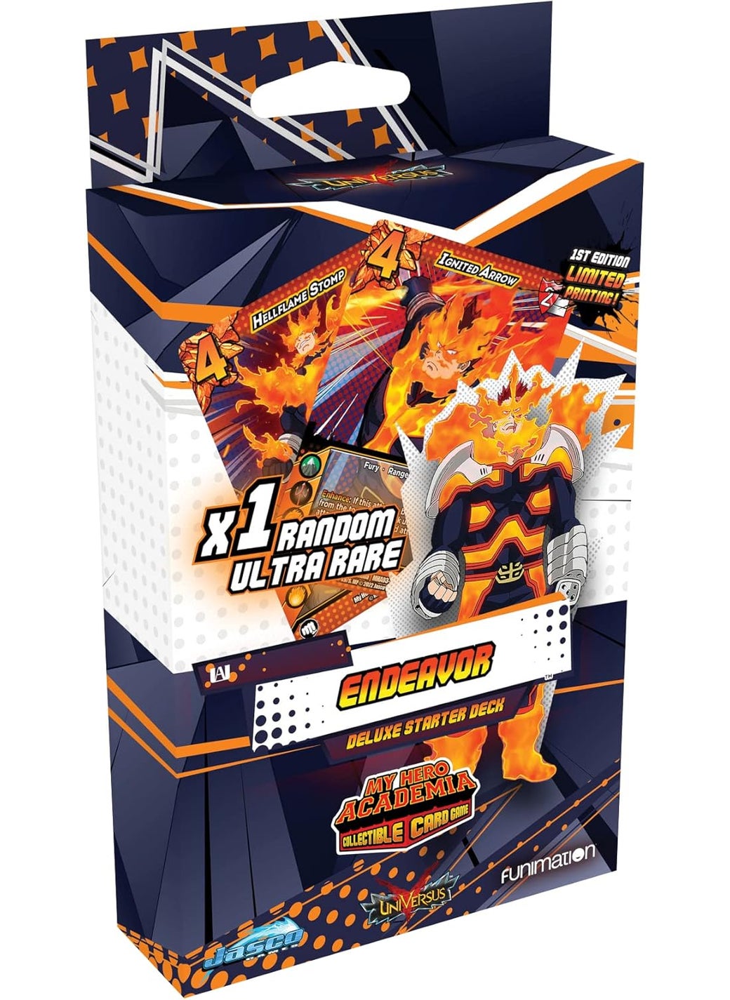 Asmodee Jasco Games My Hero Academia Collectible Card Game Series 3 Endeavor Starter Deck  Trading Card Game for Adults and Teens  Ages 14  2 Players  Average Playtime 2030 Minutes  Made  - Image 1