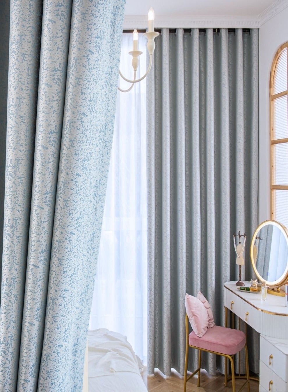 Golden Homee Bedroom Curtain Sun Blocking Window Curtain Drape