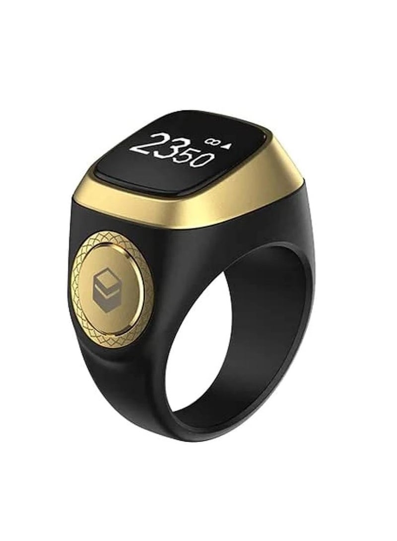 iQIBLA Smart Tasbih Plastic Zikr Lite Ring Black 20MM - Image 2