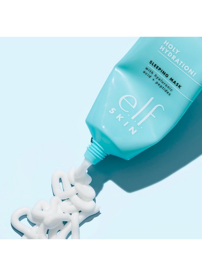 elf e.l.f. Holy Hydration! Sleep Mask, Ultra-Hydrating Dual-Use Face Mask, Replenishes & Nourishes Dry Skin for a Plumped Up Complexion, 2.7 Fl Oz (80mL) - Image 4