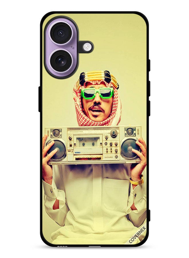 Covernex Apple iPhone 17 Protective Case Cover Holding Vintage Music Device - Image 1