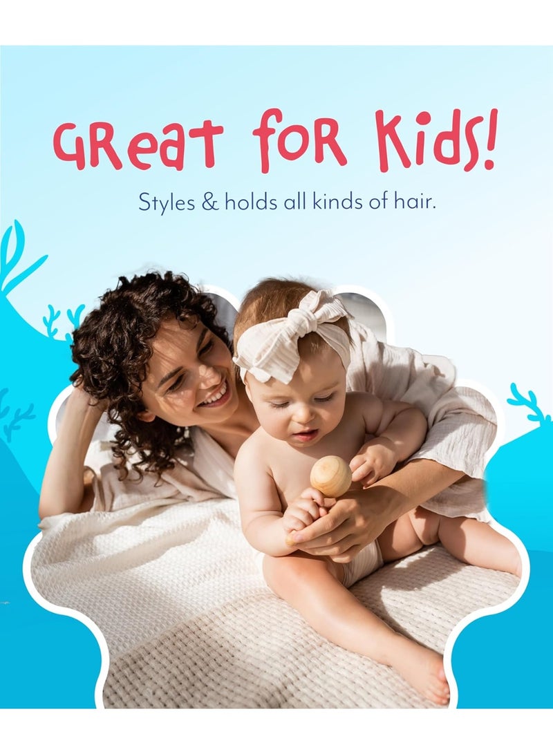Mini U Kids Styling Balm 100ml, Watermelon Scented Vegan Hair Styling Cream With Jojoba Oil, Easy Wash Hair Balm For Toddlers & Children, Light Hold For All Hair Types - Image 3