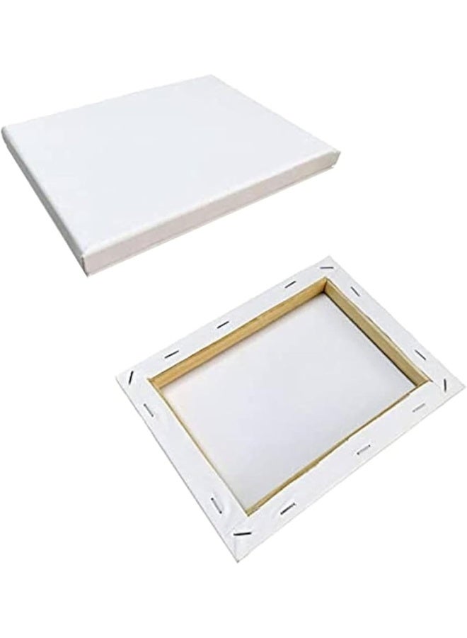 HASANAT ESSENTIALS إطار قماش أبيض فارغ من هسانات إيسينشالز (30 × 35 سم) - Image 3