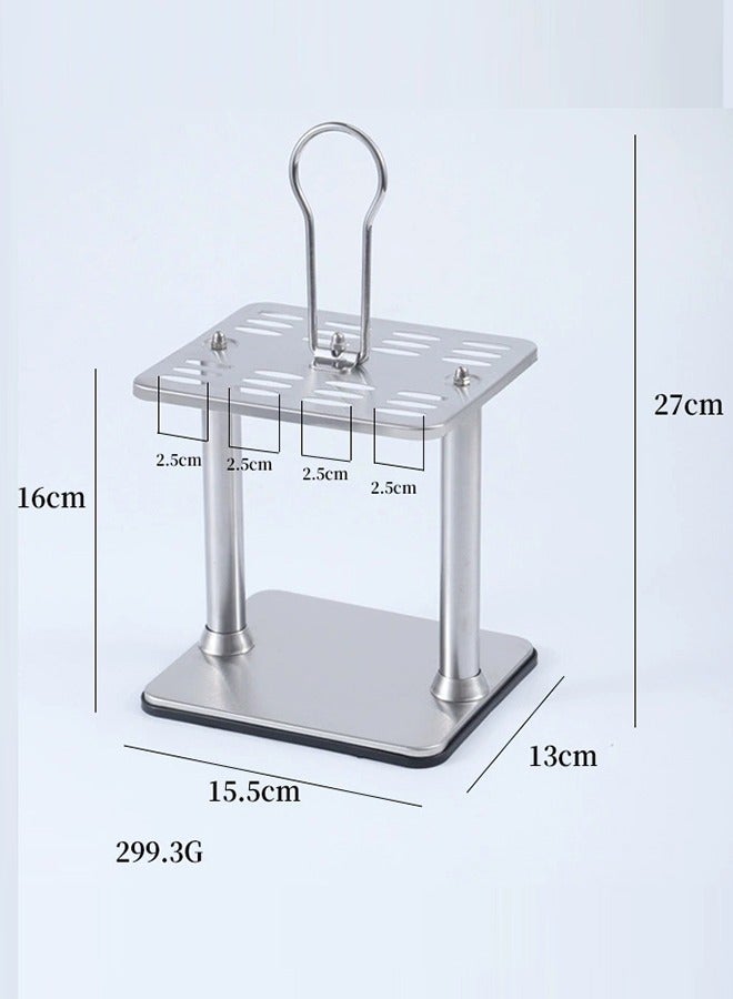 wowofa 24-Piece Stainless Steel Cutlery Set with Holding Stand SilverStainless Steel Cutlery Set Flatware Utensils Including Knife,Fork,Spoon and coffee spoon(Silver) 6-person Western tableware, kitchen utensils, shiny polished  sturdy and durable， Suitable  gatherings, picnics,easy to store，dishwasher safety - Image 4