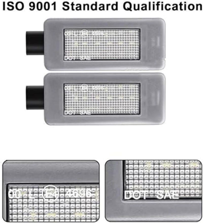 Wivplex 2pcs License Plate Light for Peugeot - Image 3