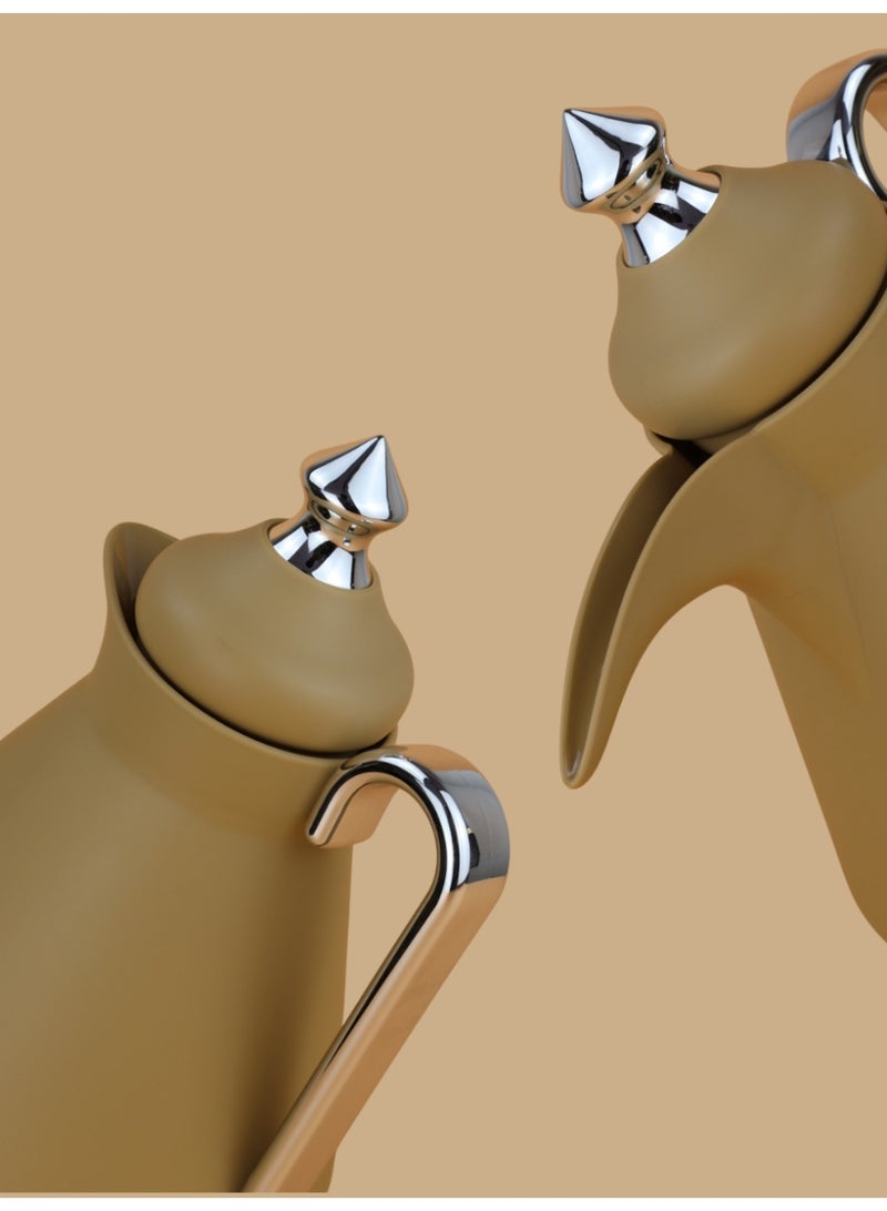 Raz طقم ترمس فاخر للقهوة والشاي العربي | ترمس تقديم معزول حرارياً بجدار مزدوج | طقم فاخر من قطعتين - Image 4