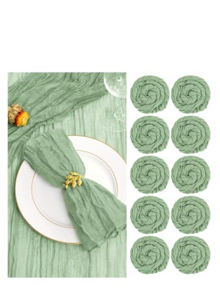 10 Pack Table Napkins Wrinkled Table Napkins Rustic Decorative Napkins for Weddings Party Dinner Table, 20 x 20 Inch - pzsku/Z0C5E58BA8AAD38A4C2C8Z/45/_/1734684046/4dc051ac-3af0-4841-9203-3444da7407c7