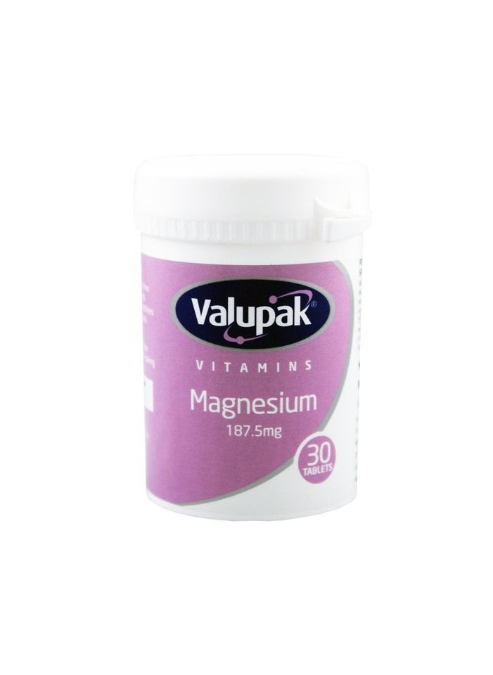 VALUPAK - Valupak Magnesium Tablet 30s - Image 1