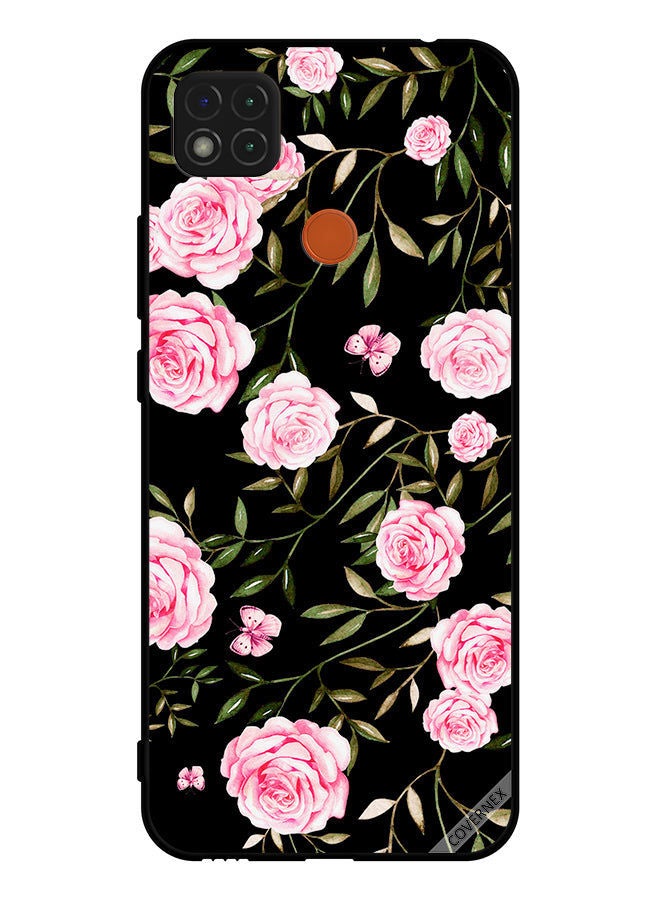 Covernex Protective Case Cover For Xiaomi Redmi 10A Roses In Bunches Of Small Leaves - Image 1