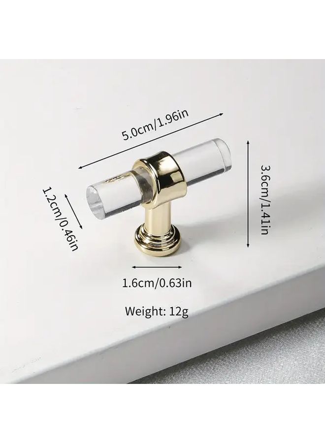مجموعة مقابض الأكريليك الحديثة والبسيطة مقاس LS YKL 5100JS 96 1 لأبواب الخزائن والأدراج والخزانات - Image 3