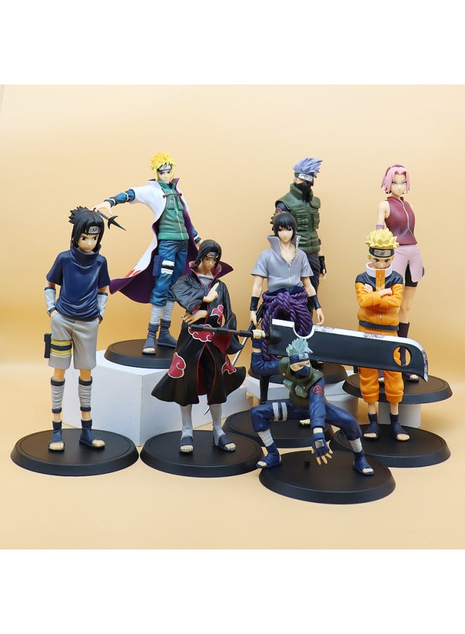 Naruto Model Broadsword Kakashi Uchiha Mustang Sasuke Naruto 4th Generation Watergate Sakura Anime Handset-Color:Four Generations Of Water Gate (bag) 24.5cm  - Image 2