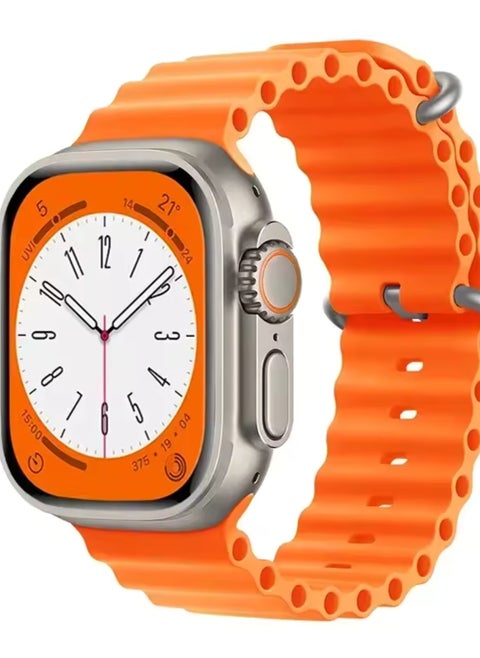 Smart Watch for Girls, Boys, Teens, Men & Women with Health Monitor, Fitness Tracker, Call & App Notifications – Black Dial & Strap Silver Dial & Orange Strap