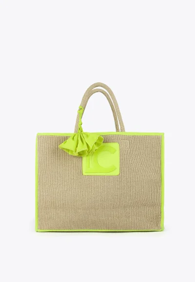 Lola Casademunt Tote bag with neon trims