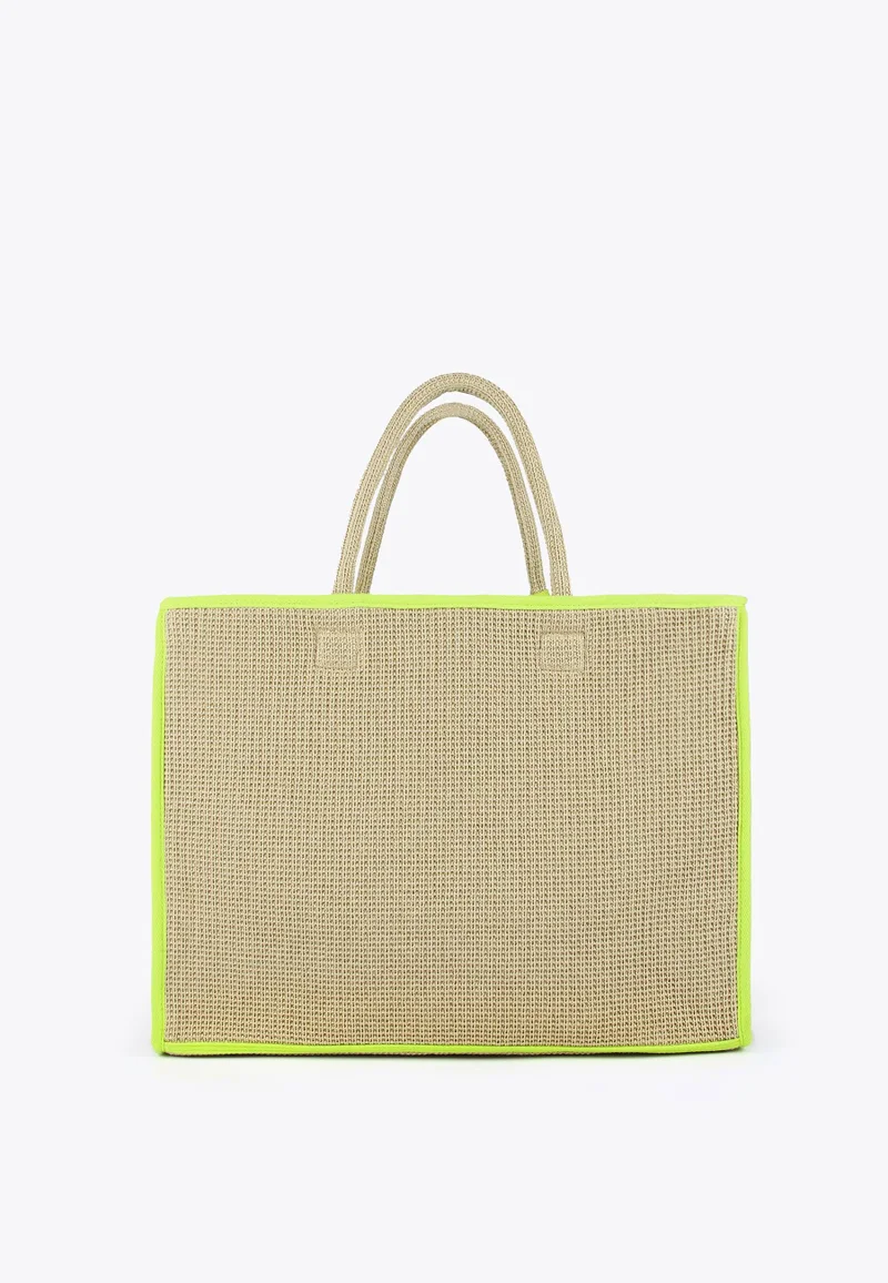 Lola Casademunt Tote bag with neon trims