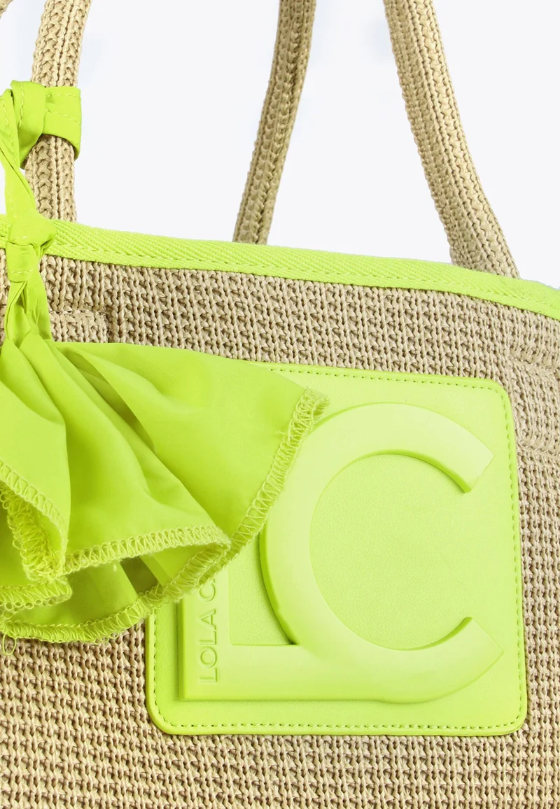 Lola Casademunt Tote bag with neon trims