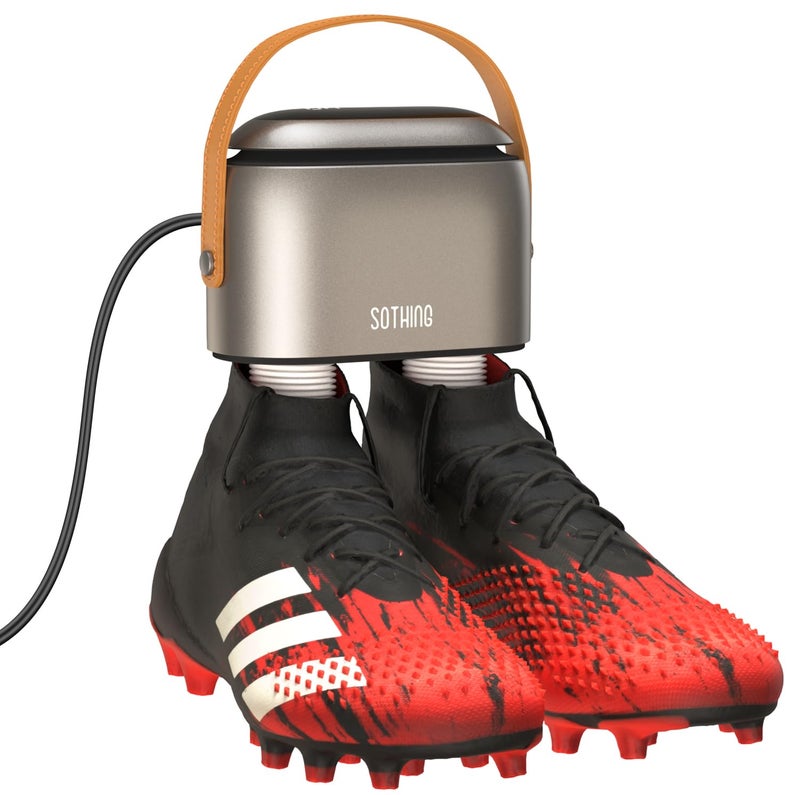 SOTHING Boot Dryer Portable Shoe Dryer for Sneakers Ozone Deodorizer Retractable Hoses 95W Rapid Drying 3 Heat Levels LED Touch Panel 19H Timer for Work Boots Soccer Cleats Gloves - Image 2