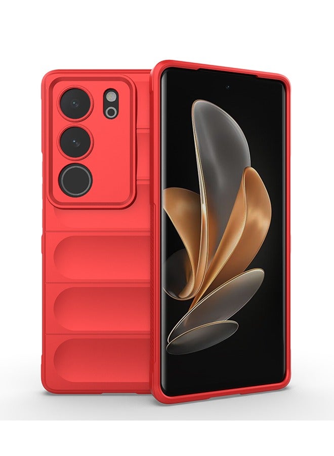 X-level Soft Silicone Case Cover For Vivo V29 5G/V29Pro/S17/S17Pro/S17T With Comfortable Feeling Anti-Fingerprint Phone Accessory Camera Len Protector Shockproof Anti-scratch Anti-drop Shell Back Cover - Image 1