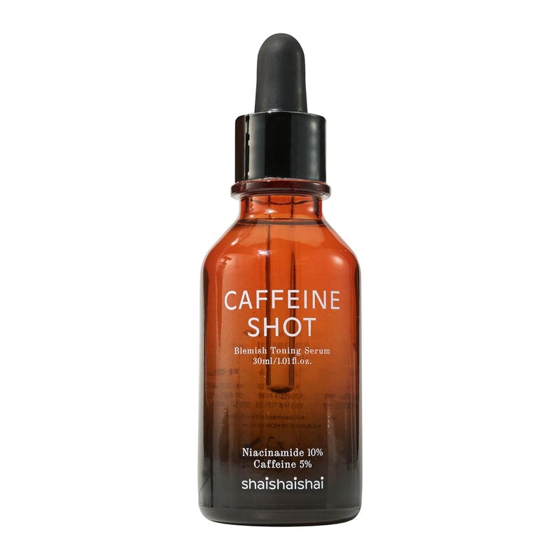 Shaishaishai CAFFEINE SHOT Blemish Toning Serum 10 Niacinamide 5 Caffeine for Hyperpigmentation Even Skin Tone Reduced Pore Size and Puffiness Pigmentation Care Korean Skin Care 101 Fl Oz - Image 1