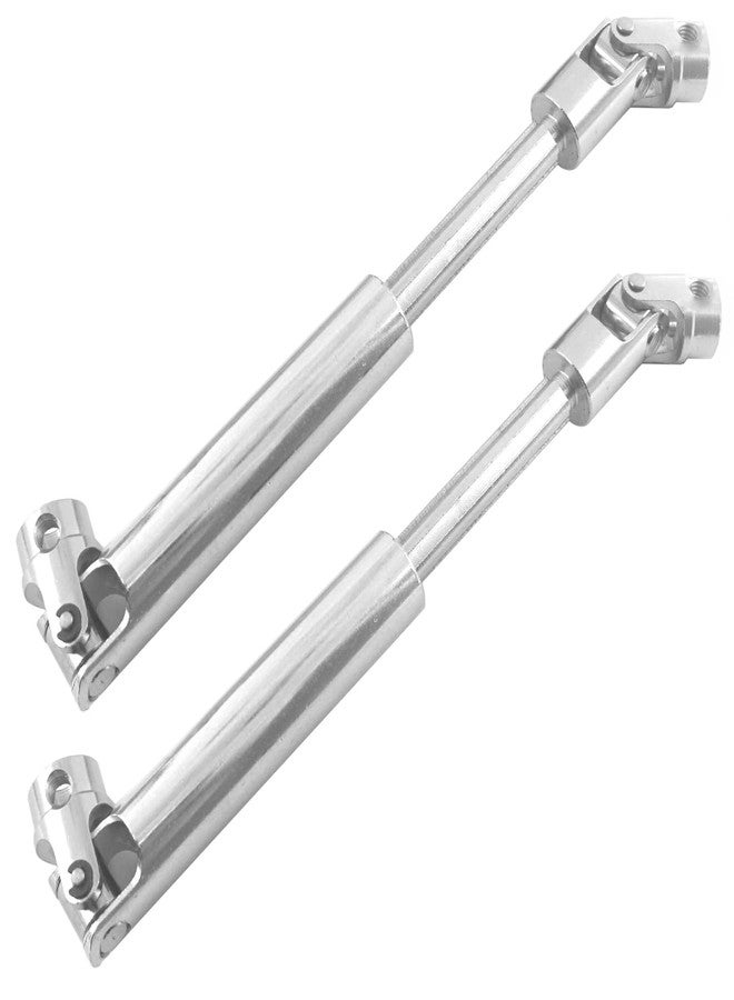 Vgoohobby 2Pcs Vgoohobby Metal Centre Transmission Shaft Drive Shaft Dogbone Compatible with Axial SCX10 SCX0016 Tamiya CC01 RC4WD D90 90028 1/10 RC Rock Crawlers Car (110mm-155mm) - Image 3