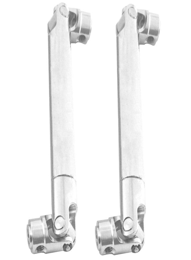 Vgoohobby 2Pcs Vgoohobby Metal Centre Transmission Shaft Drive Shaft Dogbone Compatible with Axial SCX10 SCX0016 Tamiya CC01 RC4WD D90 90028 1/10 RC Rock Crawlers Car (110mm-155mm) - Image 2
