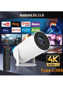 Generic Portable Projector Small Straight Projector 4k For Home Use 180 Degrees Projection Angle Automatic Focus Home Video Projector  - Image 4