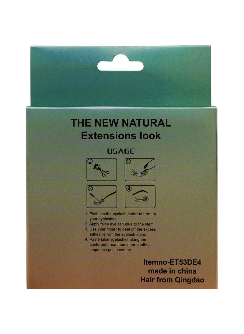 Everytime53 Everytime53 Women's 4 Pair Natural Look Eye Lashes - F07  - Image 3