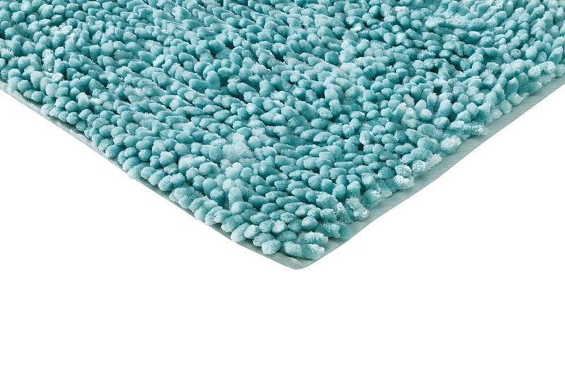 Villedomo Bathmats | Machine Washable | Antiskid Bath mats | Water soak Bath mats (40 x 60 CM 2 Piece, Teal) - Image 5