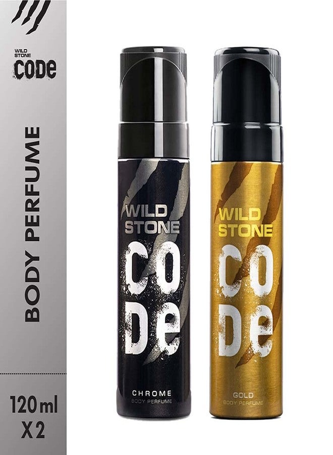 Wild Stone Code Chrome & Gold Combo - Image 2