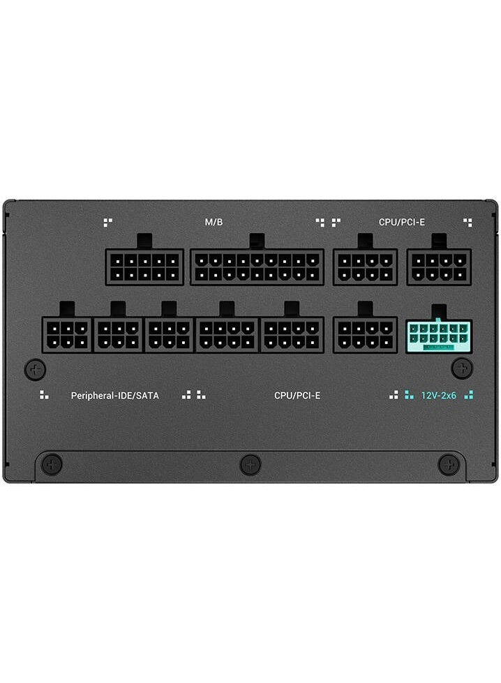 DEEPCOOL PN1200M 1200W ATX 3.1 Fully Modular Power Supply – 80 Plus Gold Certified, PCIe 5.1 Ready, 12VHPWR Connector, Japanese Capacitors, DC-to-DC Design, 135mm FDB Fan, OCP/OVP/OPP/SCP/OTP Protections – High-Performance Gaming & Workstation | R-PNC000M-FC0B-JGUK - Image 4