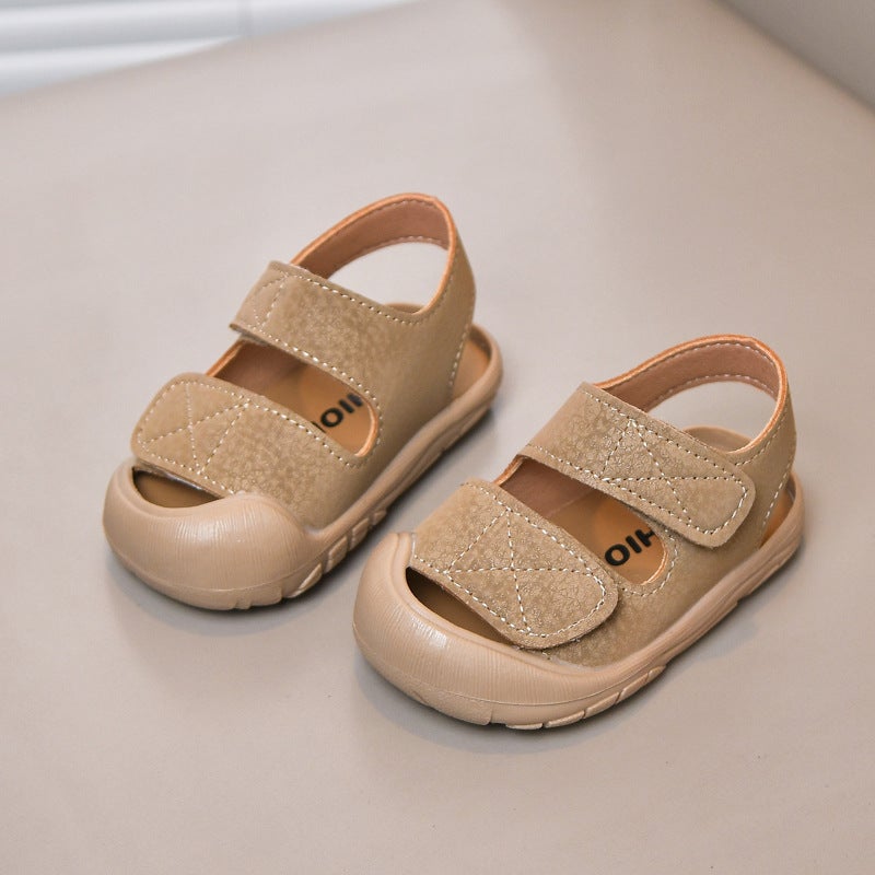 Anti-collision Baby Shoes Simple Baby Girl Toe Sandals Toddler Shoes Baby Soft Sole Summer All-match in stock Wholesale - Image 5