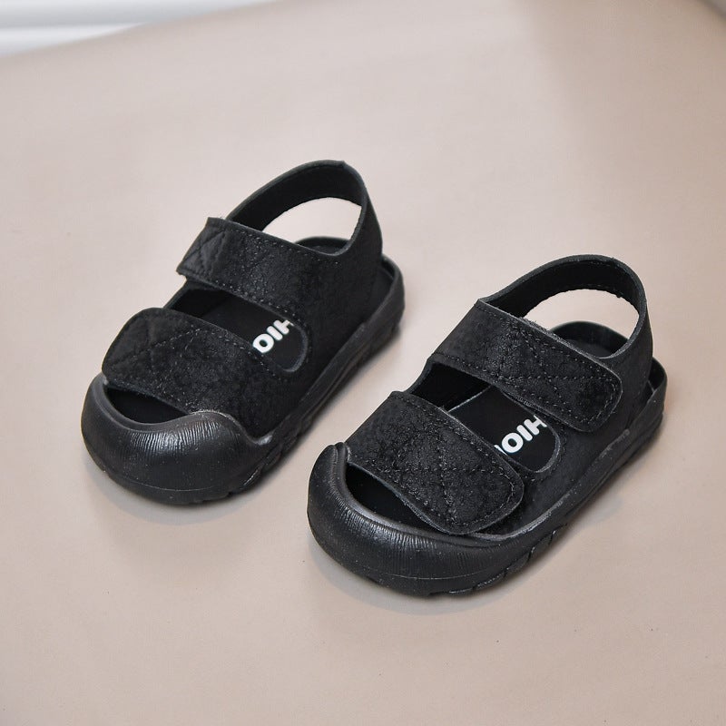 Anti-collision Baby Shoes Simple Baby Girl Toe Sandals Toddler Shoes Baby Soft Sole Summer All-match in stock Wholesale - Image 4